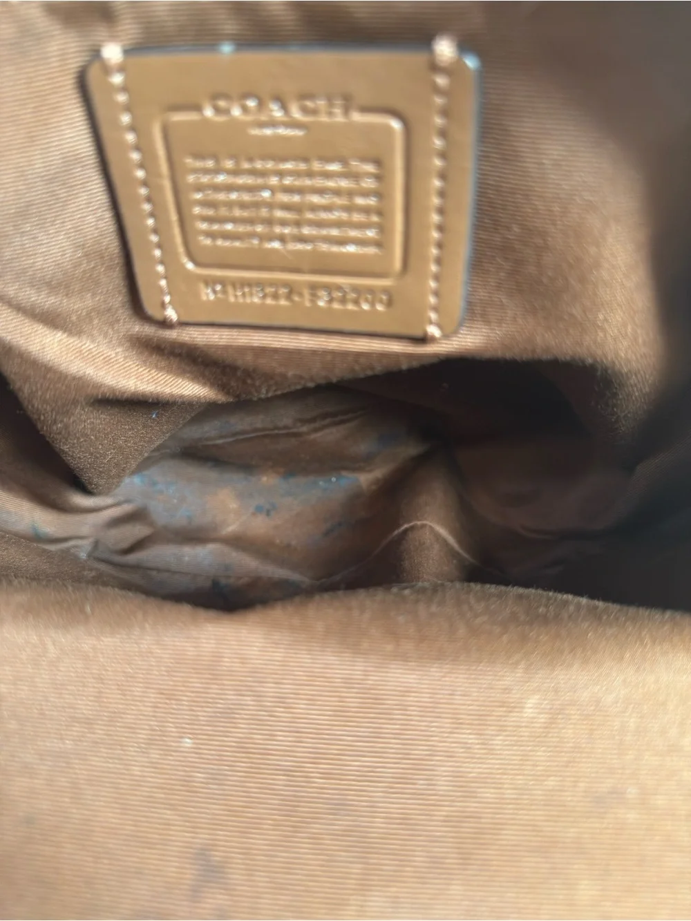 Coach Canvas Leather Backpack F32200
